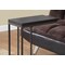 Monarch Specialties Accent Table - Espresso / Bronze Metal I 3088 - alternate 4